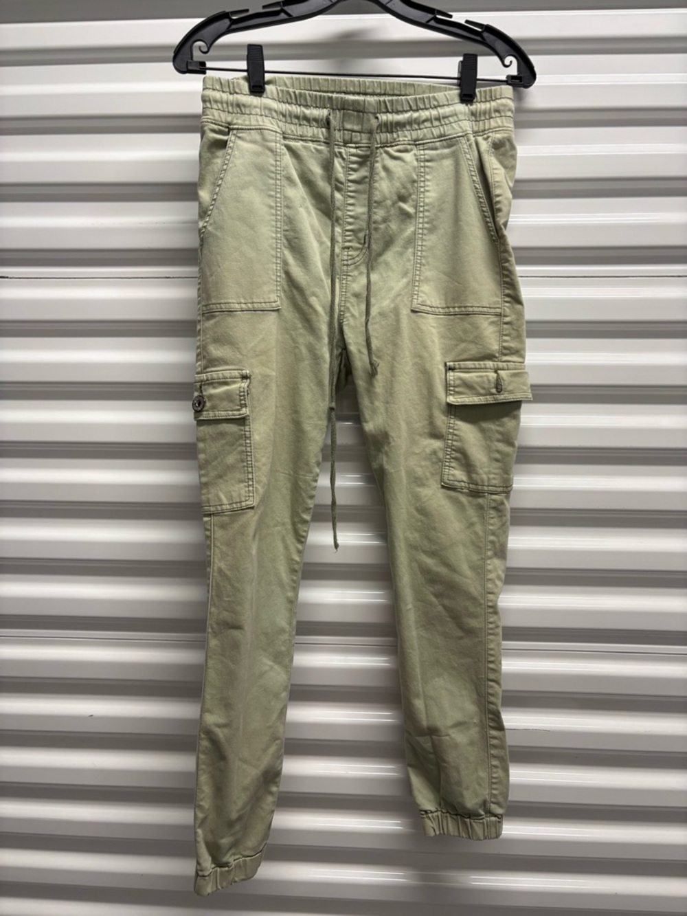 V.I.P. Sage Cargo Pants Drawstring Waist Regular Fit Pockets Men Size 13/31